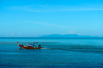 colorful at the sea landscape