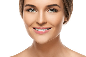 Obraz premium Portrait of young beautiful woman