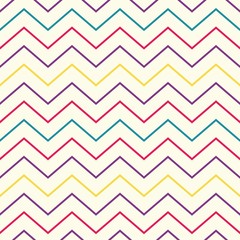 Seamless wavy lines pattern with beige background
