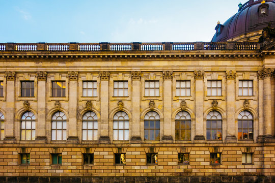 facade from bode museum in berlin without any logos