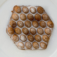 Bubble Waffle mit Kakao