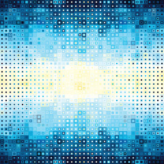 Seamless background. Geometric abstract diagonal pattern in low poly pixel art style.