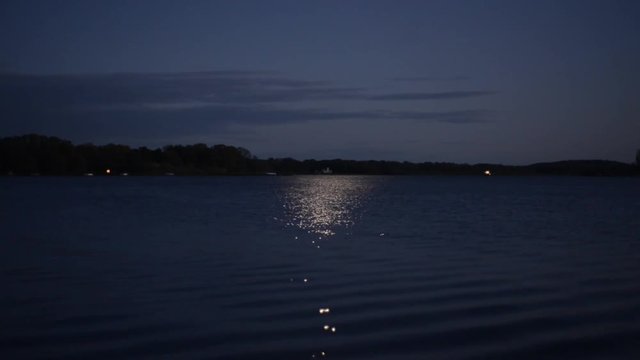 Havel River near Werder by Moonlight