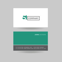 Letter G Logo Icon with Business Card Template Vector.