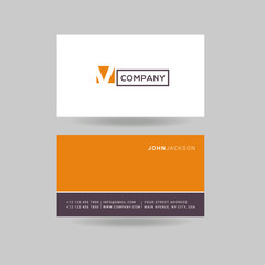 Letter G Logo Icon with Business Card Template Vector.