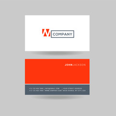 Letter G Logo Icon with Business Card Template Vector.