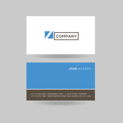 Fototapeta na wymiar Letter G Logo Icon with Business Card Template Vector.