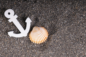 Anchor in the sand
