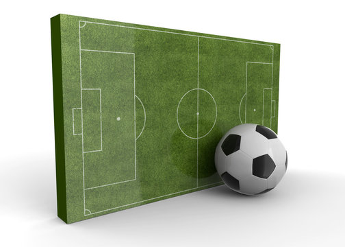 Footbal Field - 3D