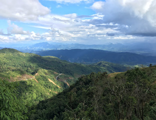 Fototapeta premium mountainous landscape, Laos