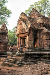Naklejka premium Cambodian temple Banteay Srei