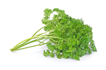 Parsley isolated on white background