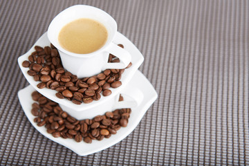  cup of aromatic coffee and a cookie is a good idea to start the day.  