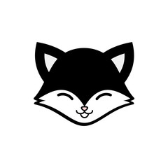 Cute Wolf Vector Icon