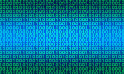 Grunge Binary Computer Code