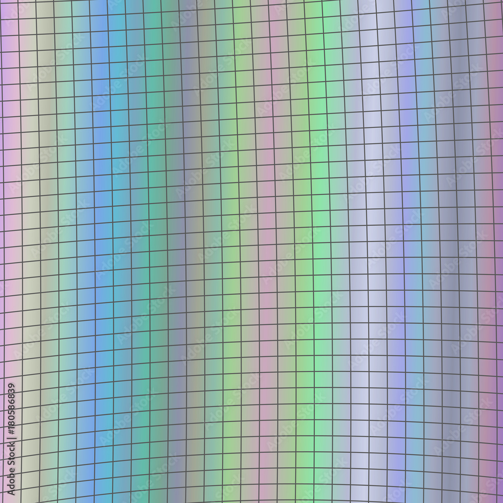 Poster colorful abstract modern gradient grid background - vector graphic design from curved angular lines