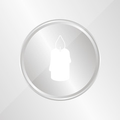 Silber Medaille - Kerze