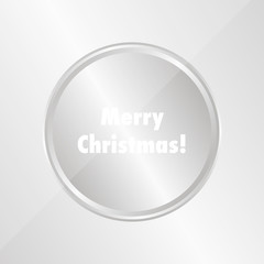 Silber Medaille - Merry Christmas