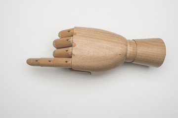 wooden hand