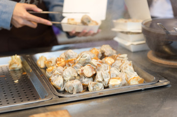 Barbecue on Street food ,Taipei ,Taiwan