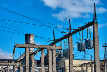 Electric substation for production