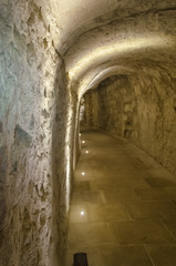 Fototapeta na wymiar Hidden dungeon of the castle of Otranto