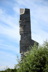 Monument of the Coast Defenders at Westerplatte in Gdansk, Poland