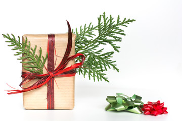 Christmas present isolated