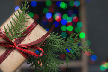 Christmas present background