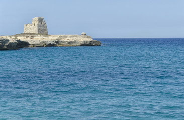 The seascape of the South Apulia