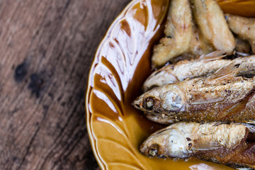 Deep Fried fish, Famouse Thai seafood menu
