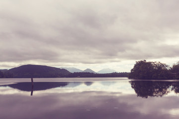 Mountains lake