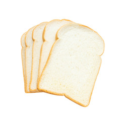 Butter breads, isolated on white background