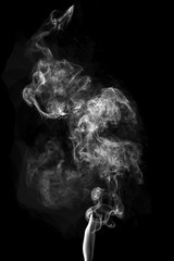 Smoke from incense.Simulated to smoke from hot food.Look like a monster.