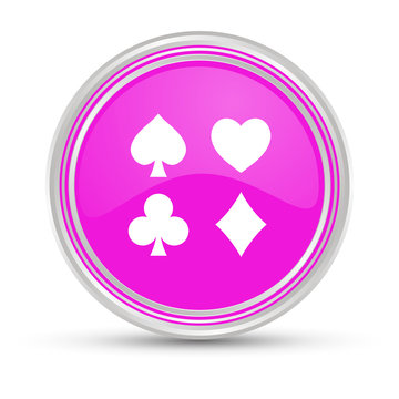 Pinker Button - Kartensymbole