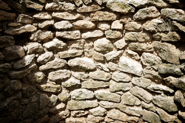 Wall background view