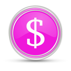 Pinker Button - Dollar Symbol