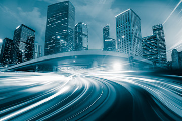 Motion speed city background