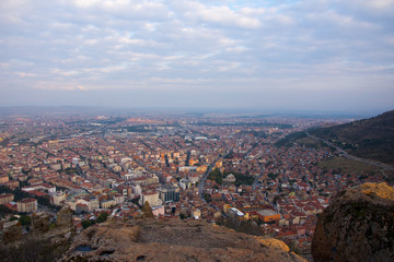 looking Afyon from the castle