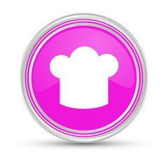 Pinker Button - Kochhut