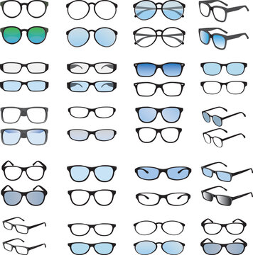 fashion eyeglass vector design