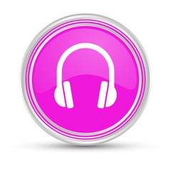 Pinker Button - Kopfhörer - Kundenservice