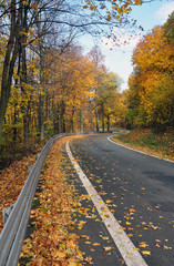 Autumn on the ECCE HOMO racing track, Sternberk, Czech Republic.