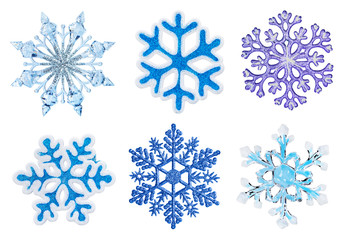 Set of snowflakes