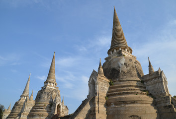 Fototapeta premium Three Thailand Pagoda