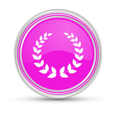 Pinker Button - Kranz