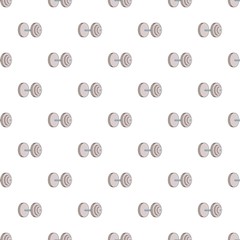 Heavy dumbbell pattern, cartoon style