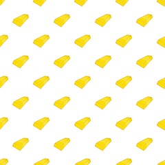 Gold bar pattern, cartoon style