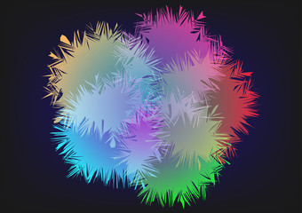 Abstract light shape and color shade background. Vector EPS10
