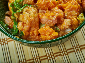 Vegetable stew of cauliflower